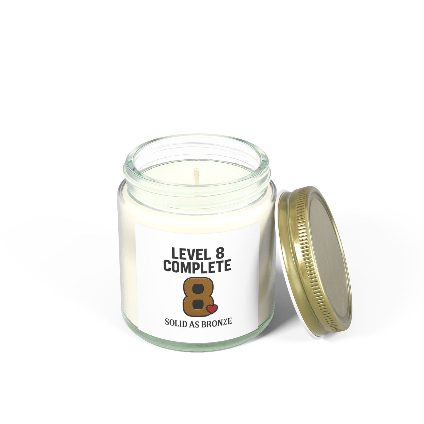 8th anniversary candle, 8th wedding anniversary present, Anniversary gift for husband 8 years, Married 8 years gift