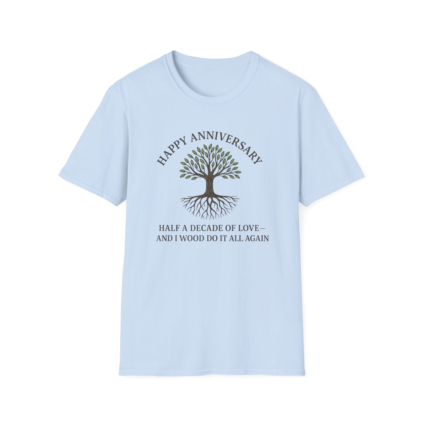 5 years anniversary shirt, 5th year anniversary present, Wood anniversary shirt, 5th anniversary gift shirt, 5th anniversary tee