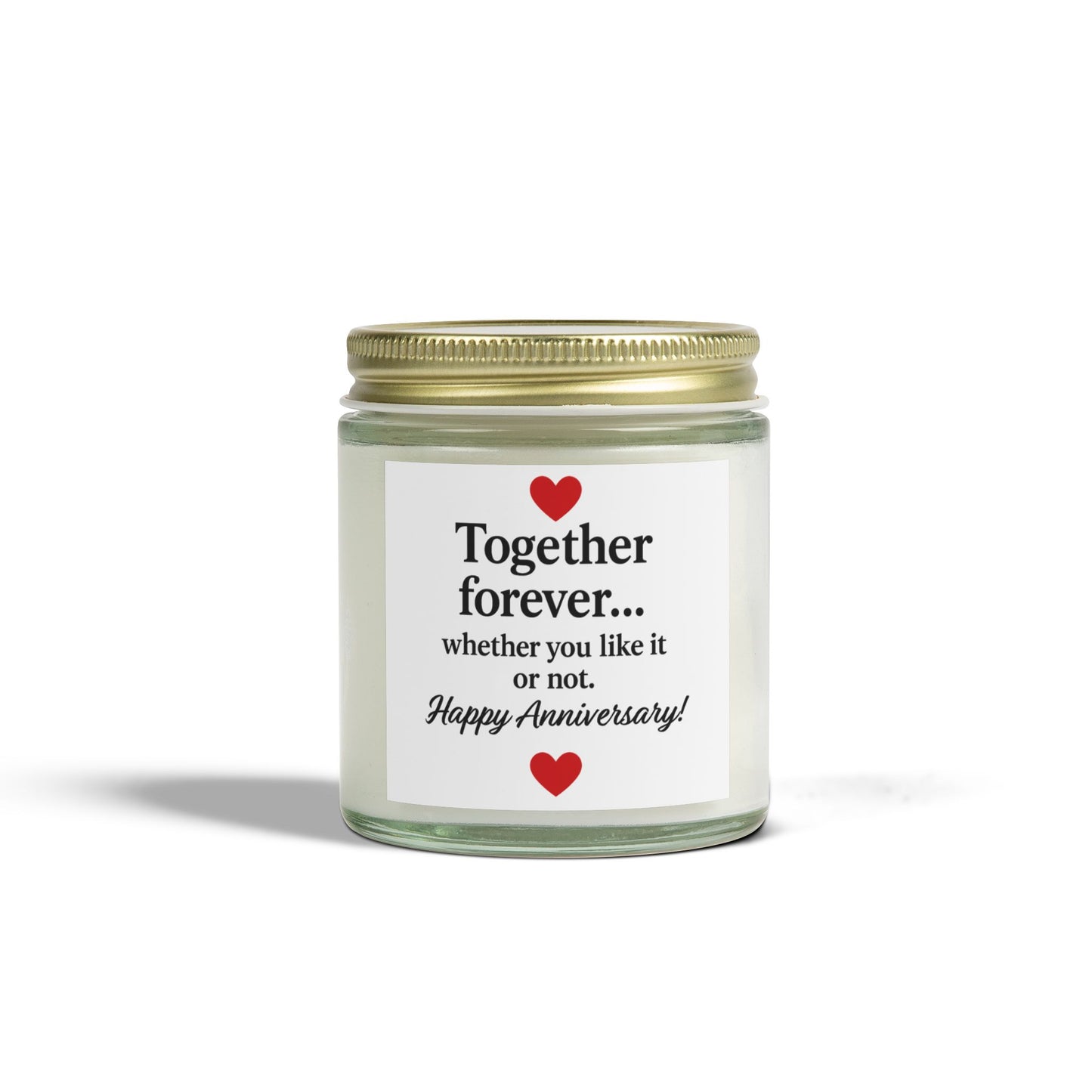 Humorous wedding anniversary quotes candle, Clever anniversary candle, Happy anniversary humorous quotes candle