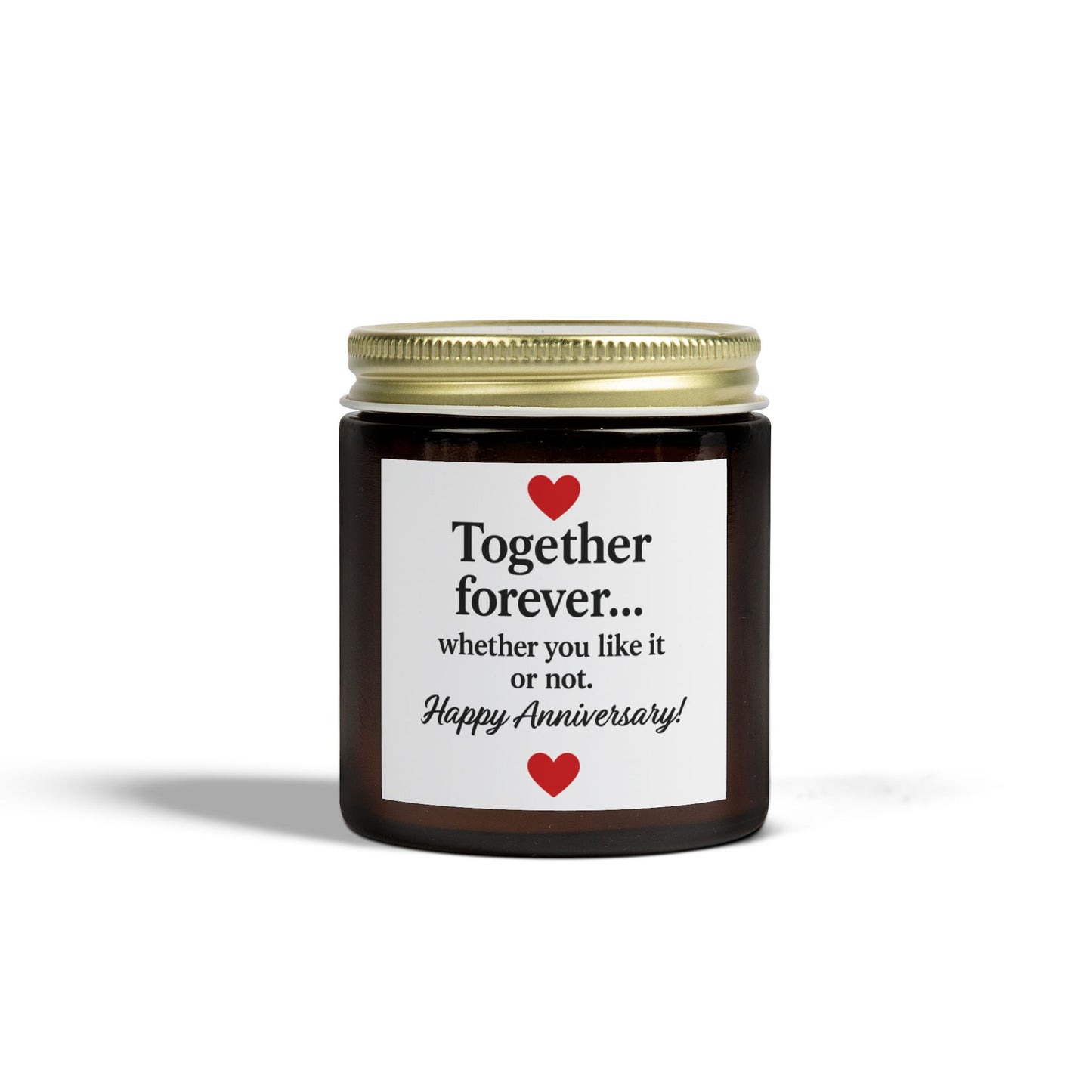 Humorous wedding anniversary quotes candle, Clever anniversary candle, Happy anniversary humorous quotes candle