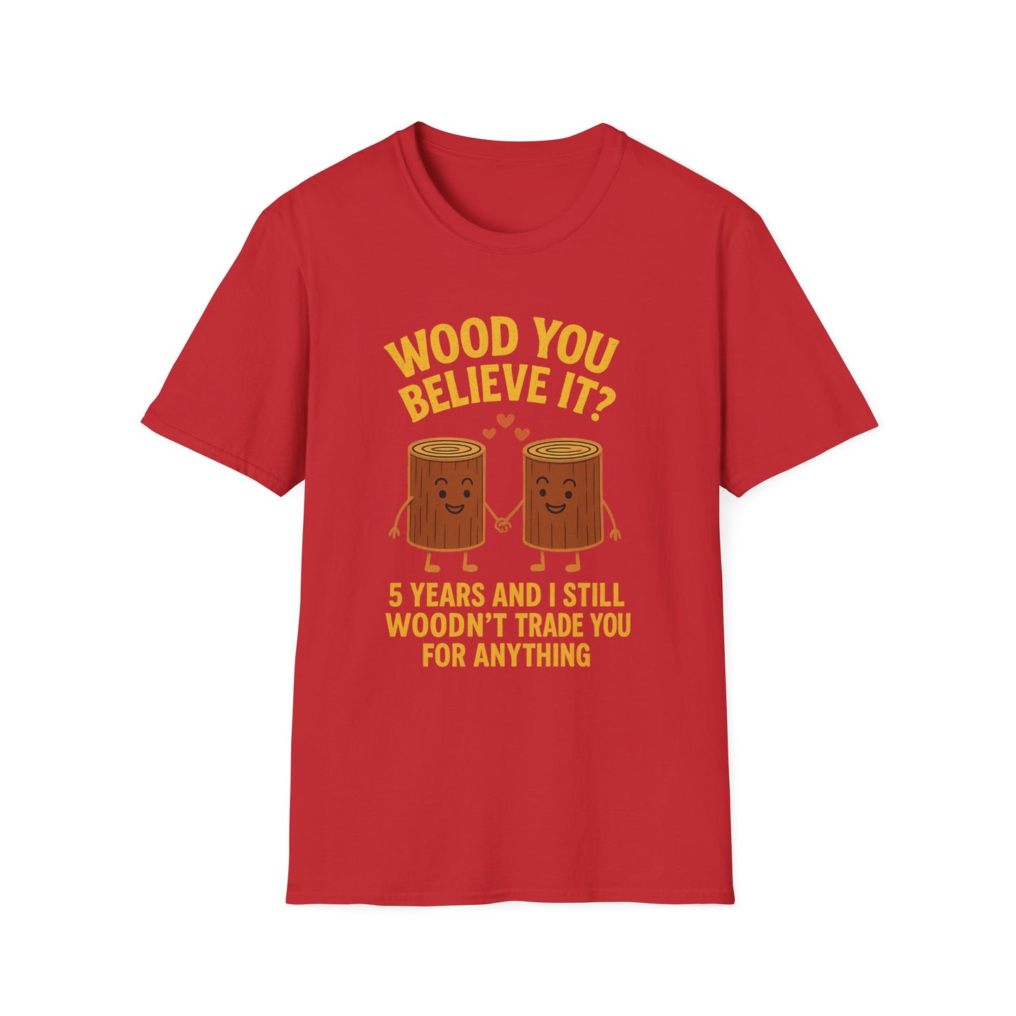 Wood wedding anniversary shirt, 5th wedding anniversary shirt, Anniversary shirts husband and wife 5 years, 5th anniversary tee