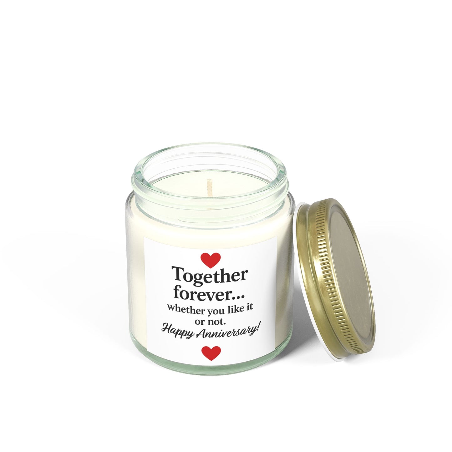 Humorous wedding anniversary quotes candle, Clever anniversary candle, Happy anniversary humorous quotes candle