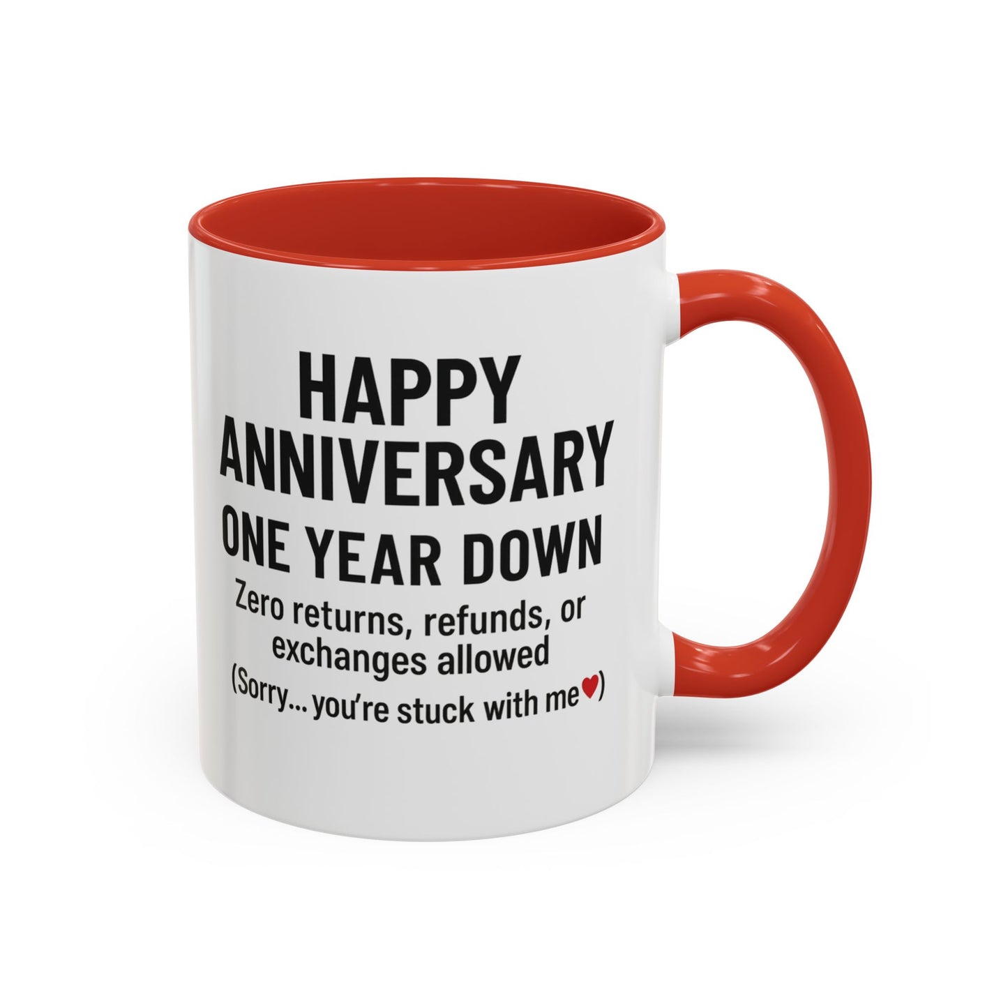 1st wedding anniversary coffee mug, Unusual first wedding anniversary gifts, First anniversary presents, 1st wedding anniversary cup