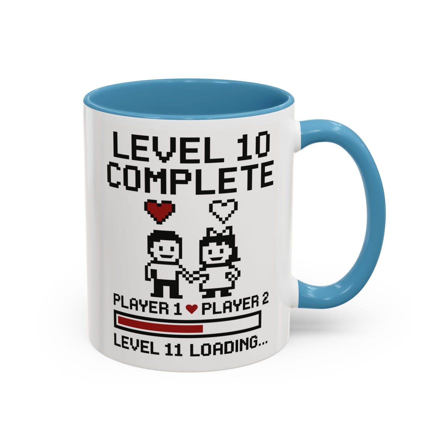 Level 10 complete mug, Level 10 complete coffee mug, Level 10 complete cup, Ten year anniversary mugs, 10th anniversary gamer gift