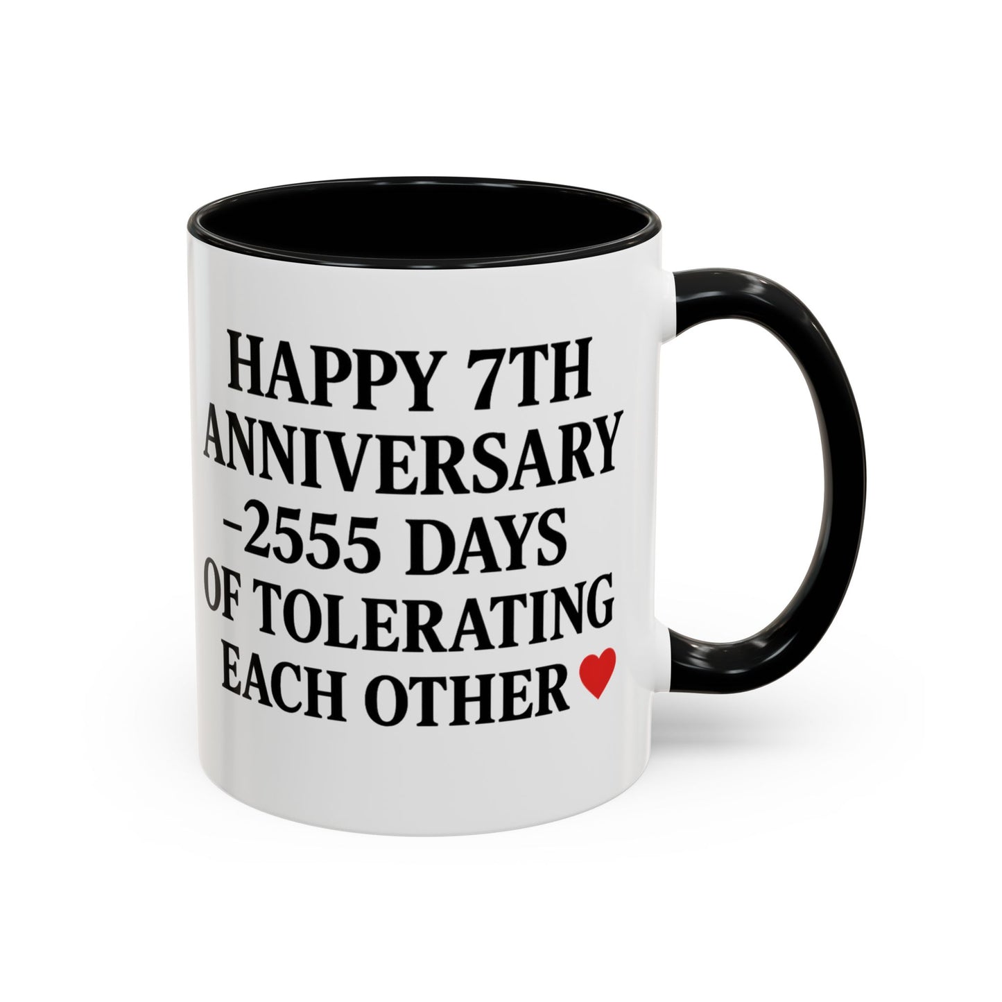Funny 7th anniversary mug, Wedding anniversary gift for him 7 years, 7 year anniversary gift traditional and modern
