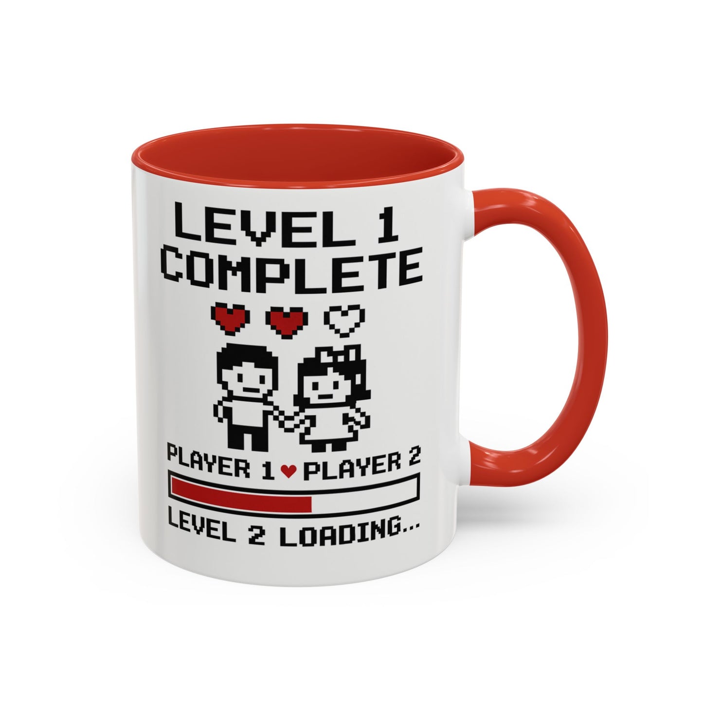 Level 1 complete cup, Gamer couple coffee mugs, Couples gamer cup, Gamer couple coffee cup, Romantic gamer mug