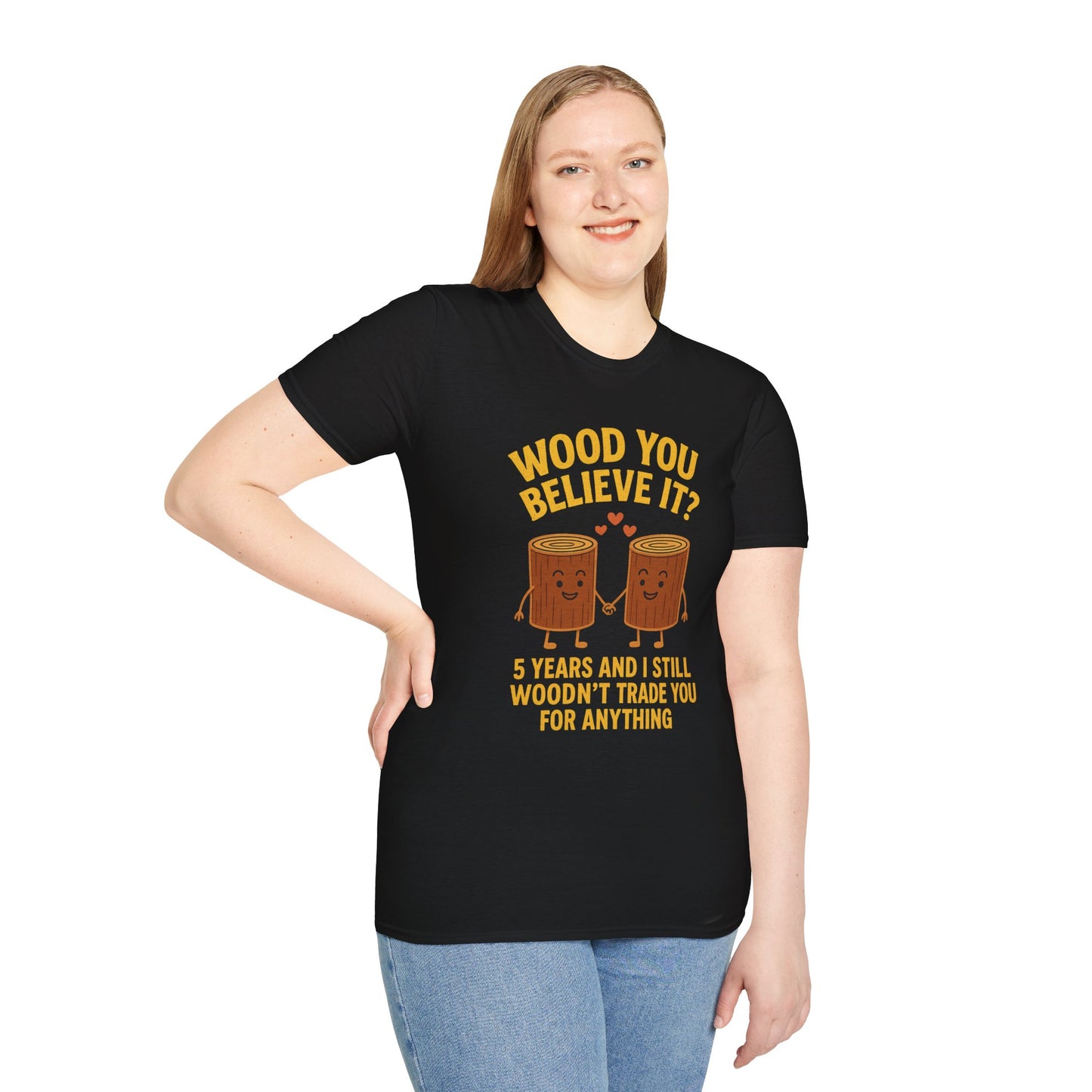 Wood wedding anniversary shirt, 5th wedding anniversary shirt, Anniversary shirts husband and wife 5 years, 5th anniversary tee
