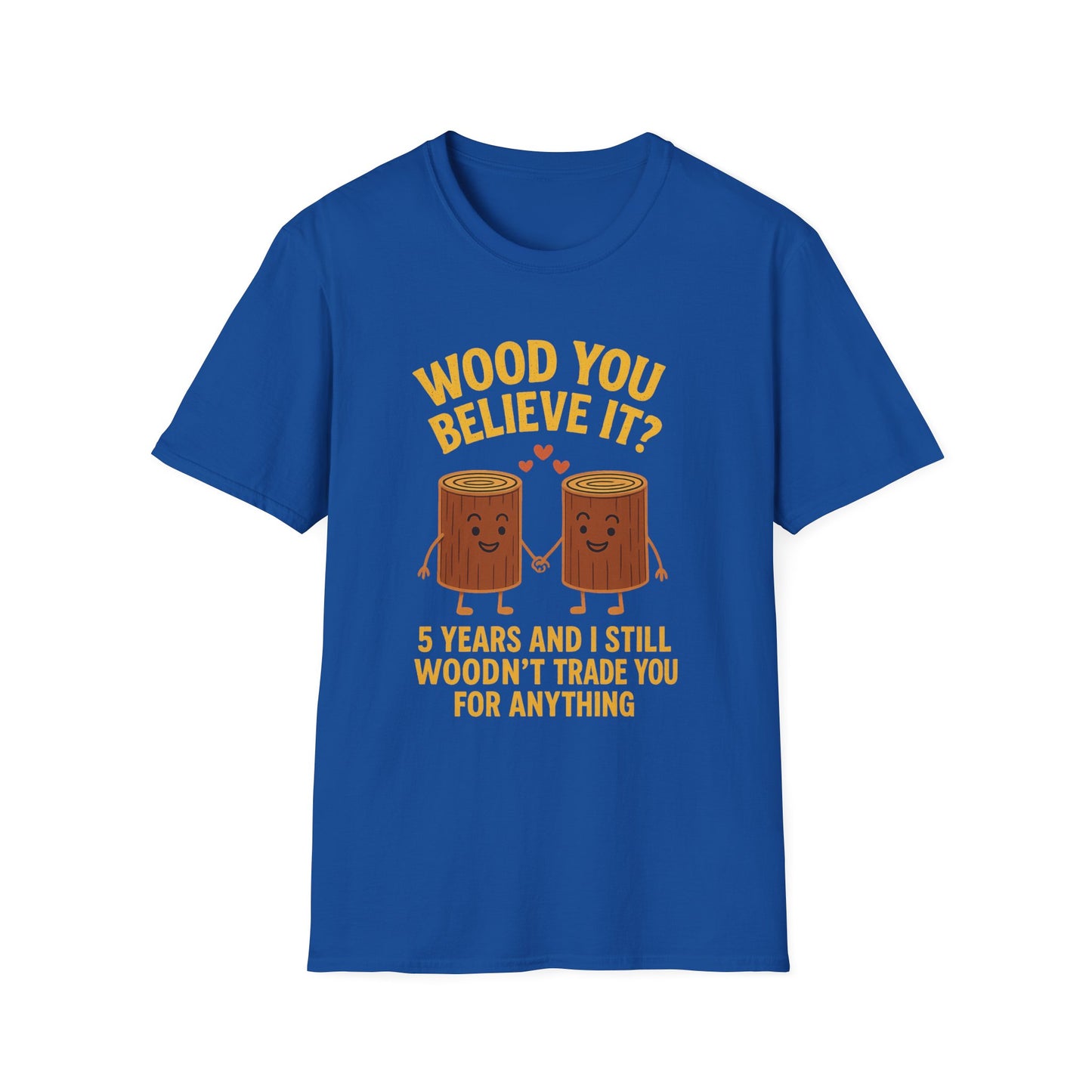Wood wedding anniversary shirt, 5th wedding anniversary shirt, Anniversary shirts husband and wife 5 years, 5th anniversary tee