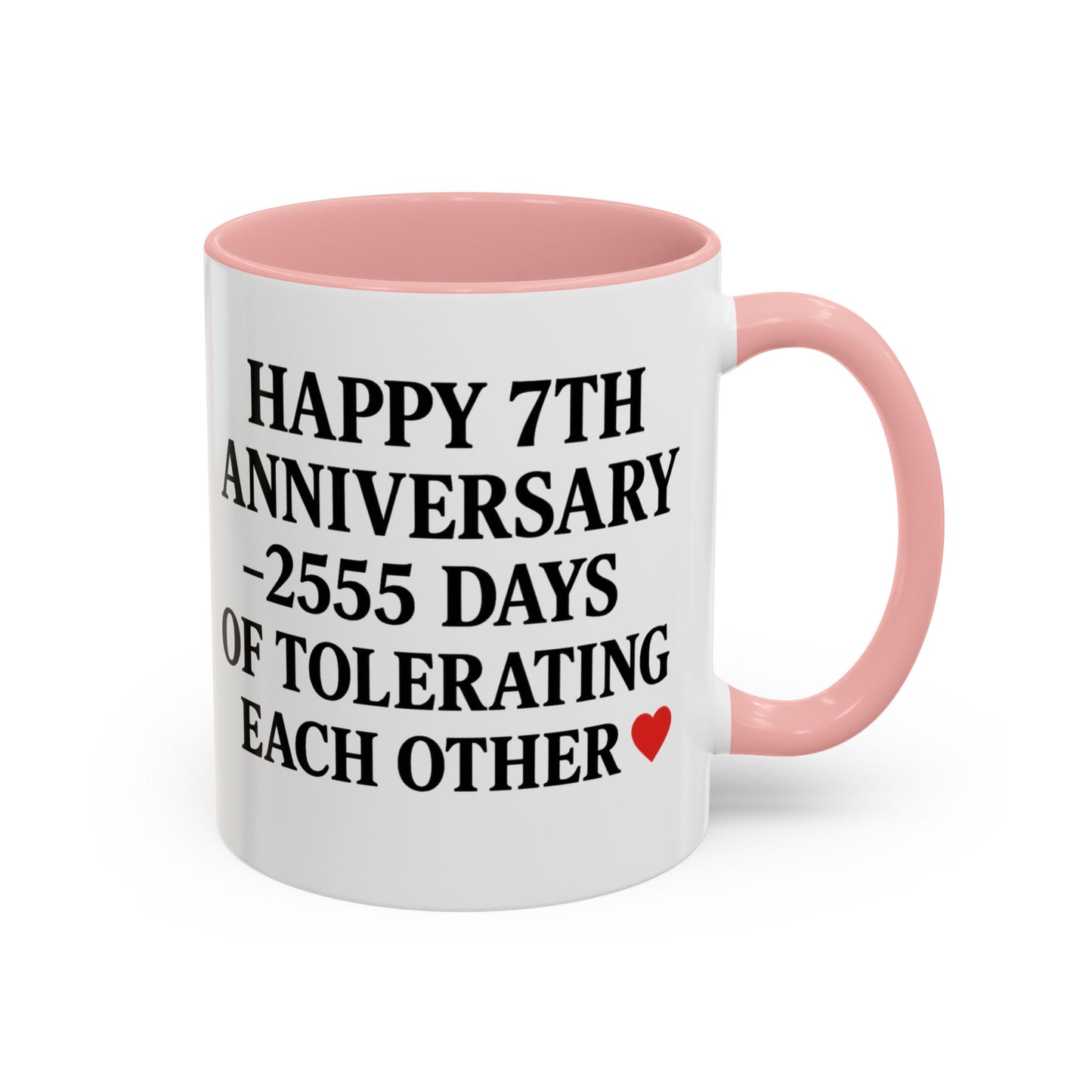 Funny 7th anniversary mug, Wedding anniversary gift for him 7 years, 7 year anniversary gift traditional and modern