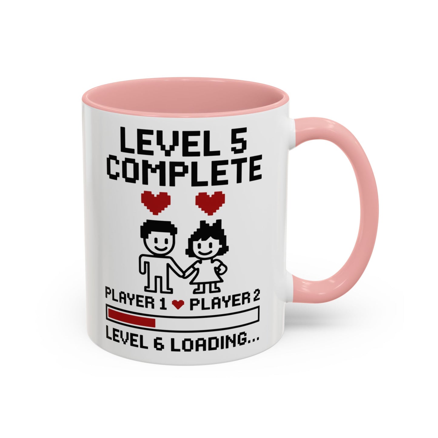 Level 5 complete mug, Level 5 complete coffee mug, Level 5 complete cup, Level 5 gamer couple mug, 5th anniversary gamer gift