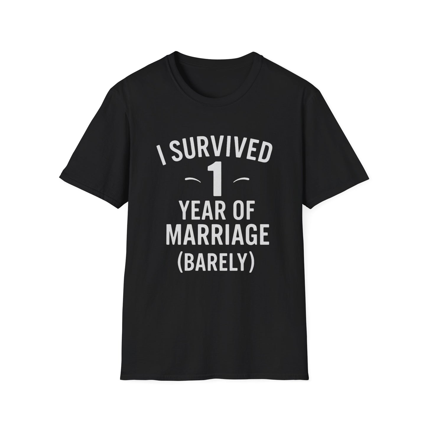 First wedding anniversary funny shirt, Fun first anniversary gifts, Quirky first anniversary gifts, I survived one year of marriage gift