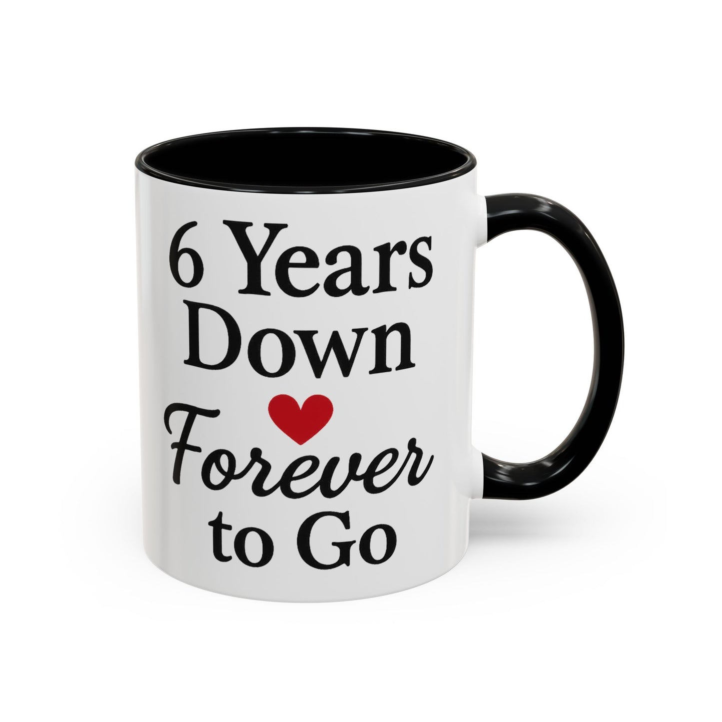 6 years anniversary mugs, Mug gift 6th wedding anniversary, 6th anniversary mug, 6th wedding anniversary mug, Iron anniversary mug