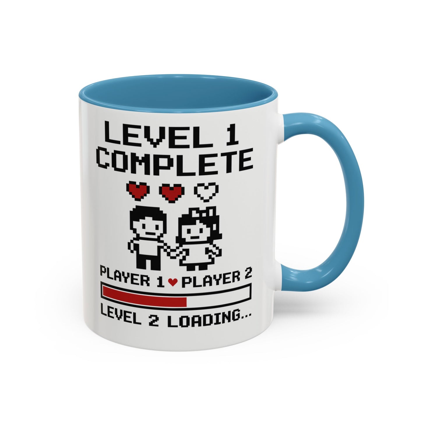 Level 1 complete cup, Gamer couple coffee mugs, Couples gamer cup, Gamer couple coffee cup, Romantic gamer mug