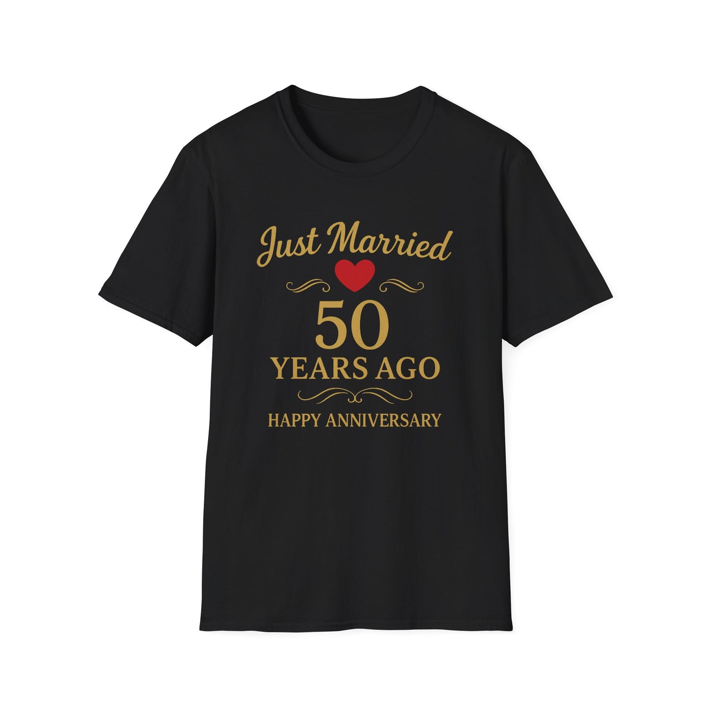 Just married 50 years ago shirts, 50 year anniversary funny shirt, Funny 50th anniversary gift for husband, Golden anniversary joke gift