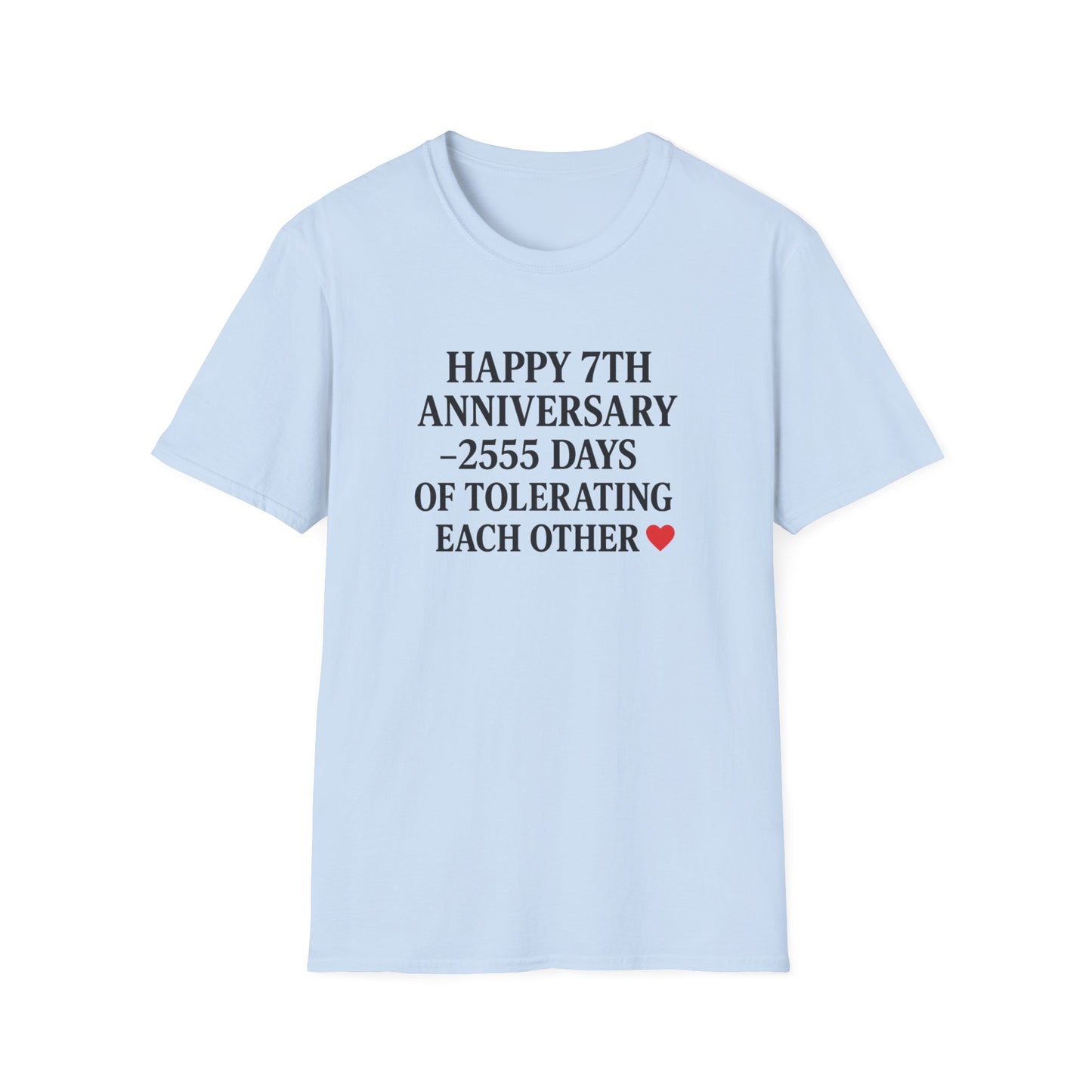 Funny 7th anniversary shirt, Wedding anniversary gifts for him 7 years, 7 anniversary giftful, 7th year anniversary present