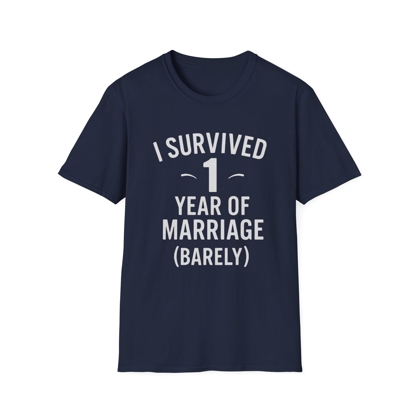 First wedding anniversary funny shirt, Fun first anniversary gifts, Quirky first anniversary gifts, I survived one year of marriage gift