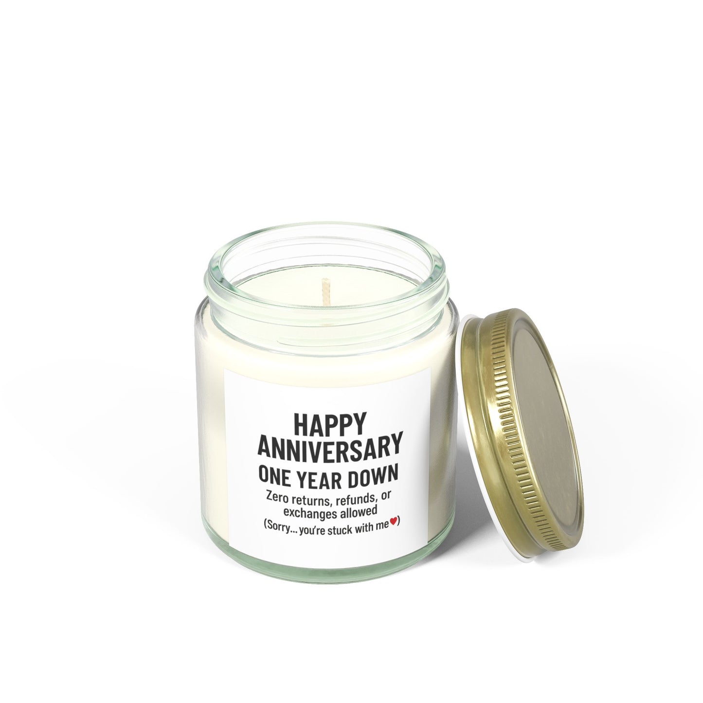 Paper anniversary funny candle, 1 year anniversary presents for girlfriend, One year anniversary gifts candle