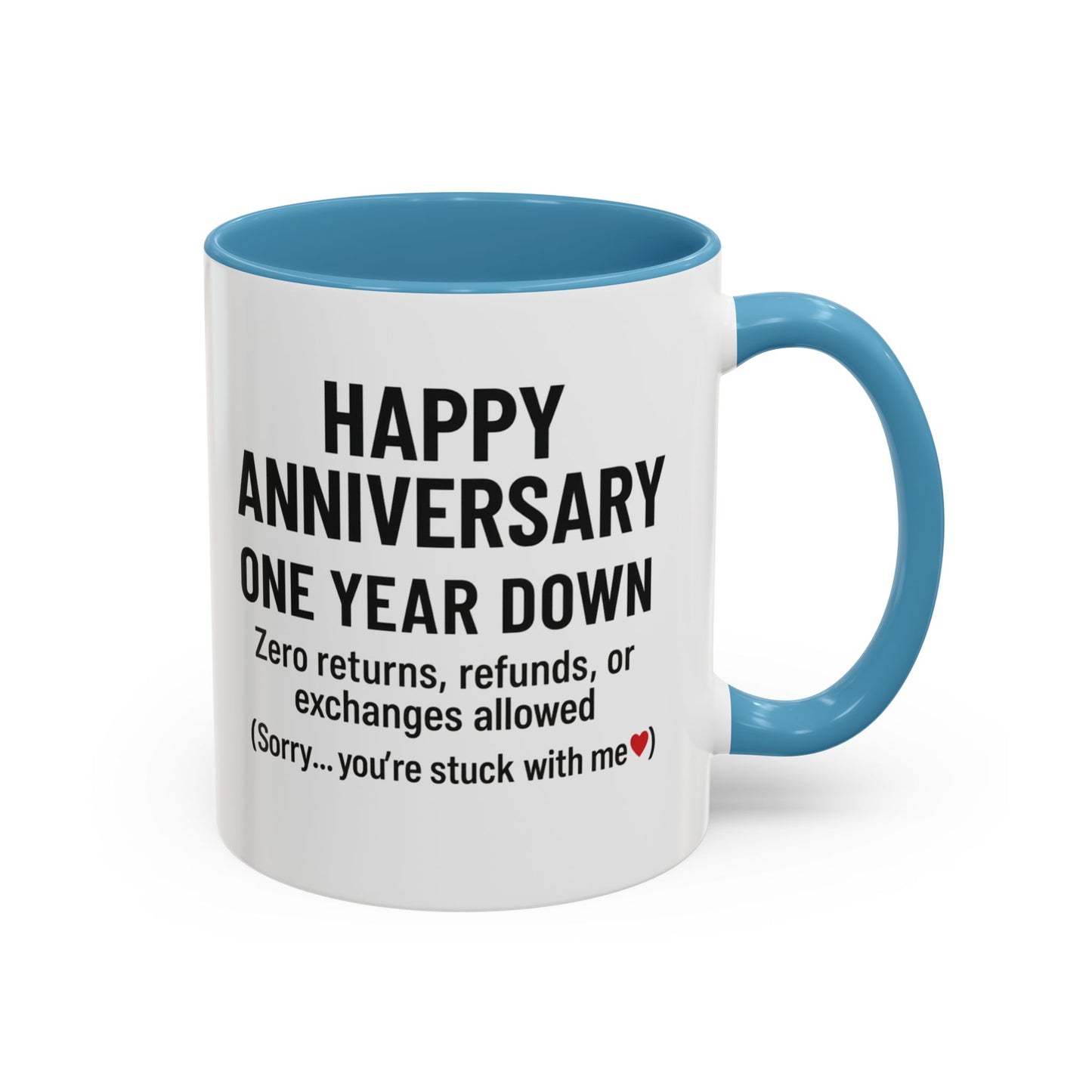 1st wedding anniversary coffee mug, Unusual first wedding anniversary gifts, First anniversary presents, 1st wedding anniversary cup