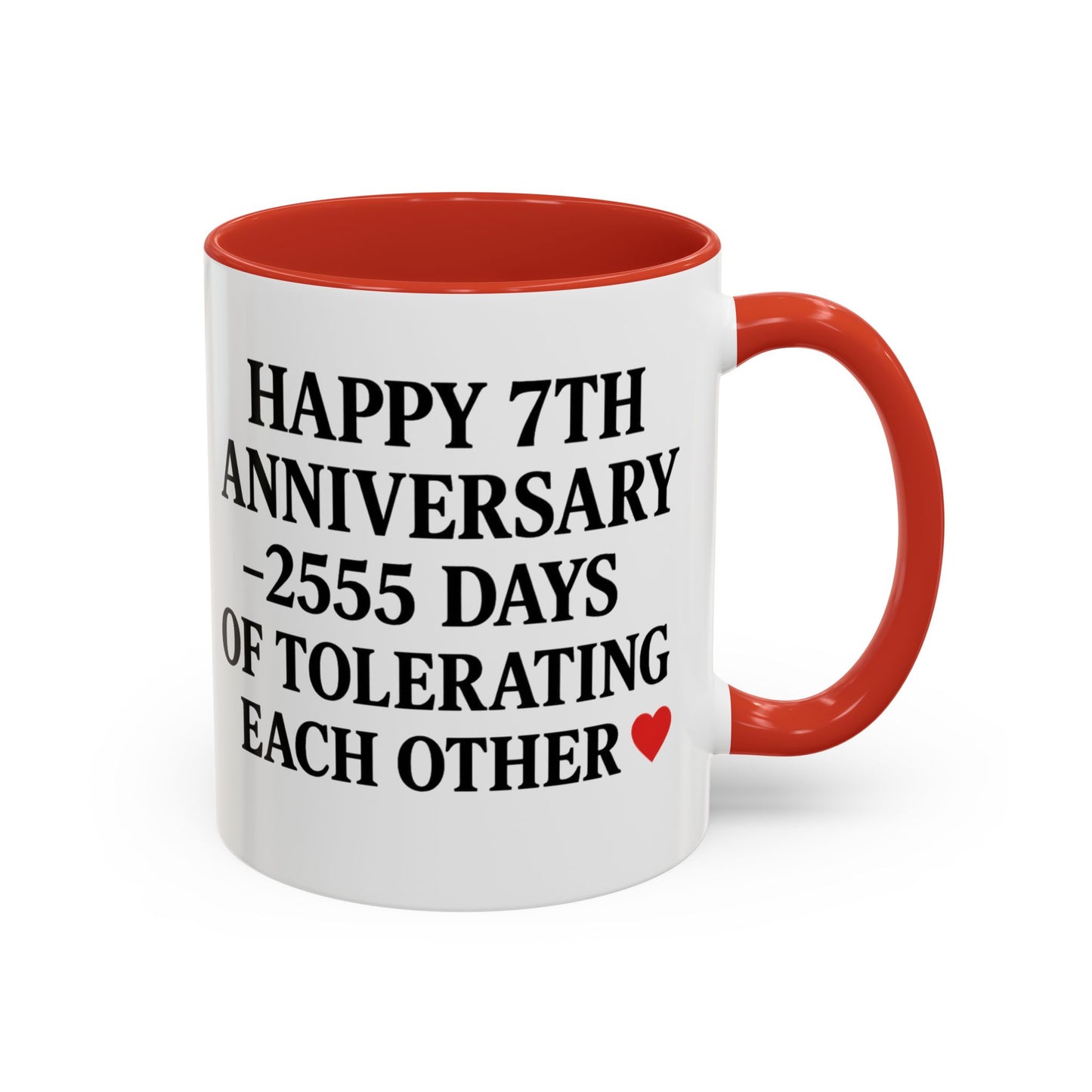 Funny 7th anniversary mug, Wedding anniversary gift for him 7 years, 7 year anniversary gift traditional and modern