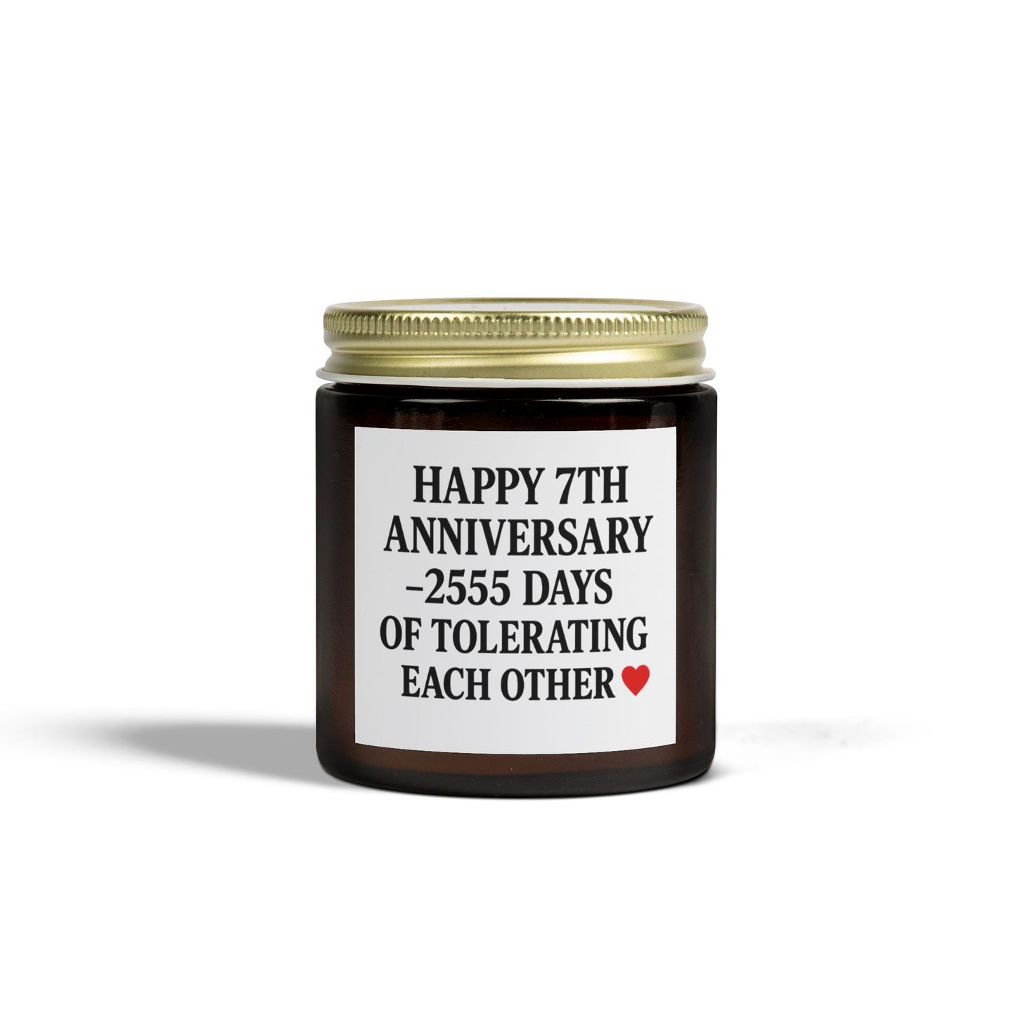 Funny seventh year anniversary candle, Seventh wedding anniversary wife candle, Seventh year anniversary candle
