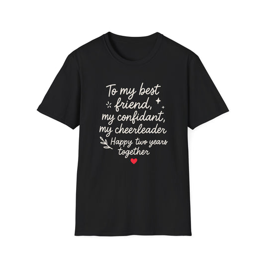 2nd anniversary gift cotton matching shirts, Second anniversary shirt, Second anniversary tshirt, 2nd year marriage anniversary gift
