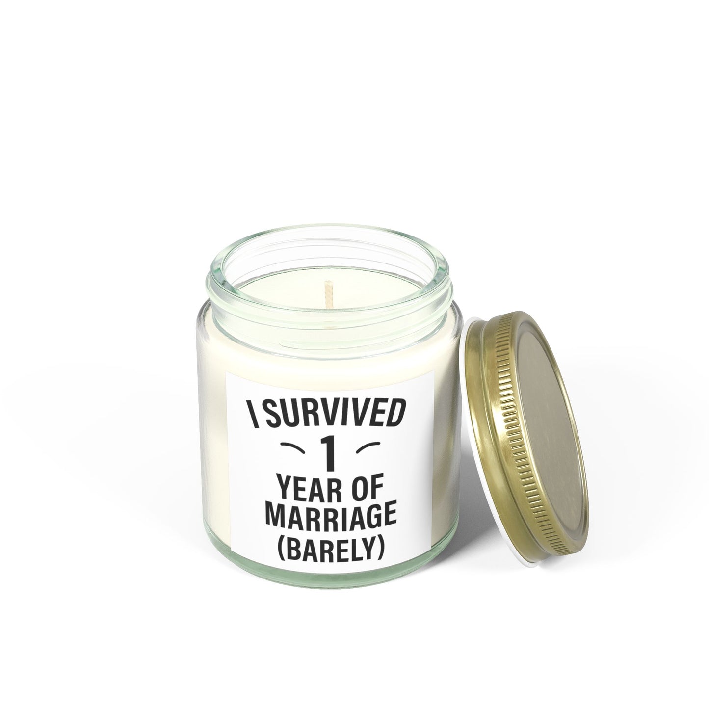 Funny 1st year anniversary candle, Funny first wedding anniversary candle, Paper anniversary funny candle