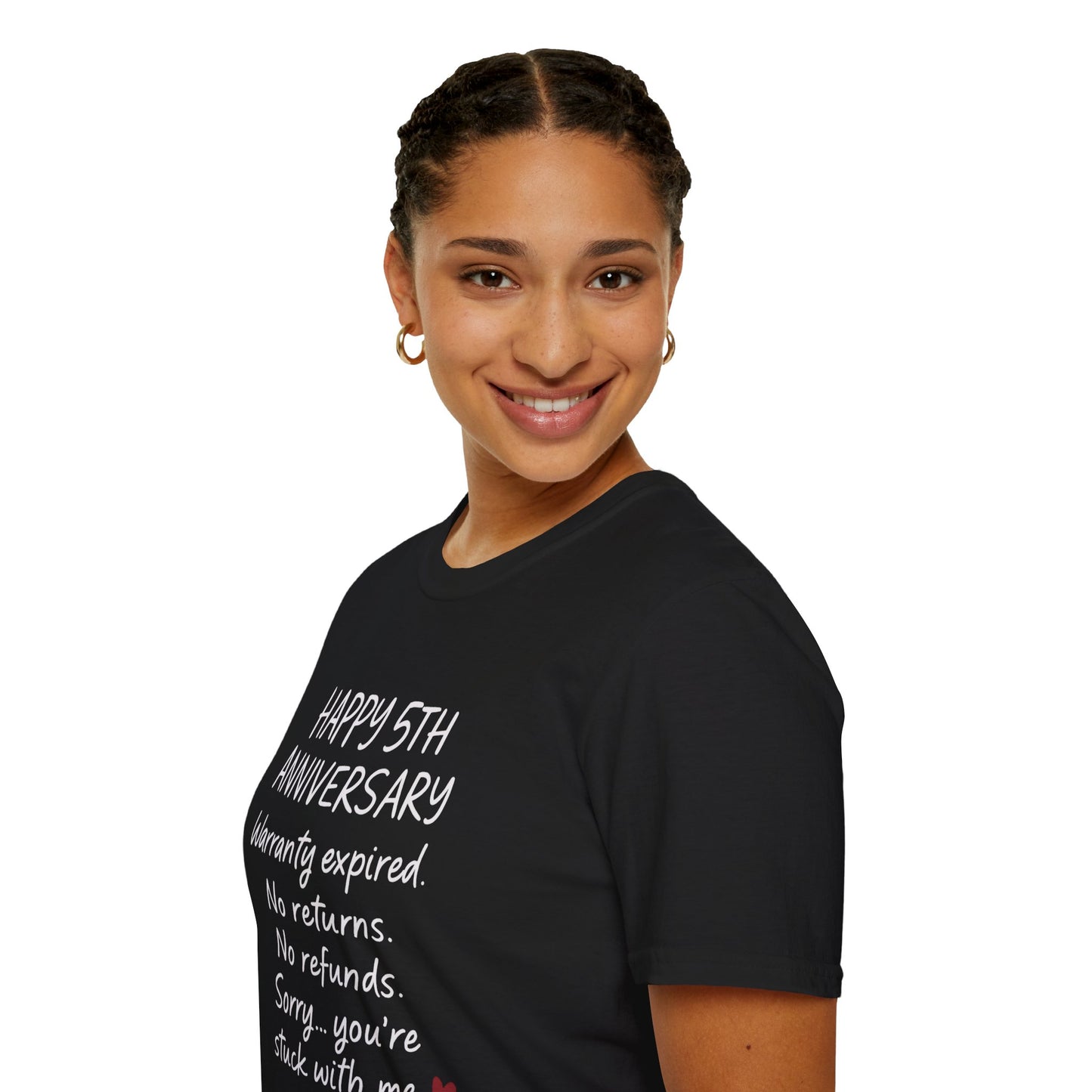 5th anniversary funny shirt, 5th anniversary presents for him, Five year anniversary gift for her, 5 years anniversary tee