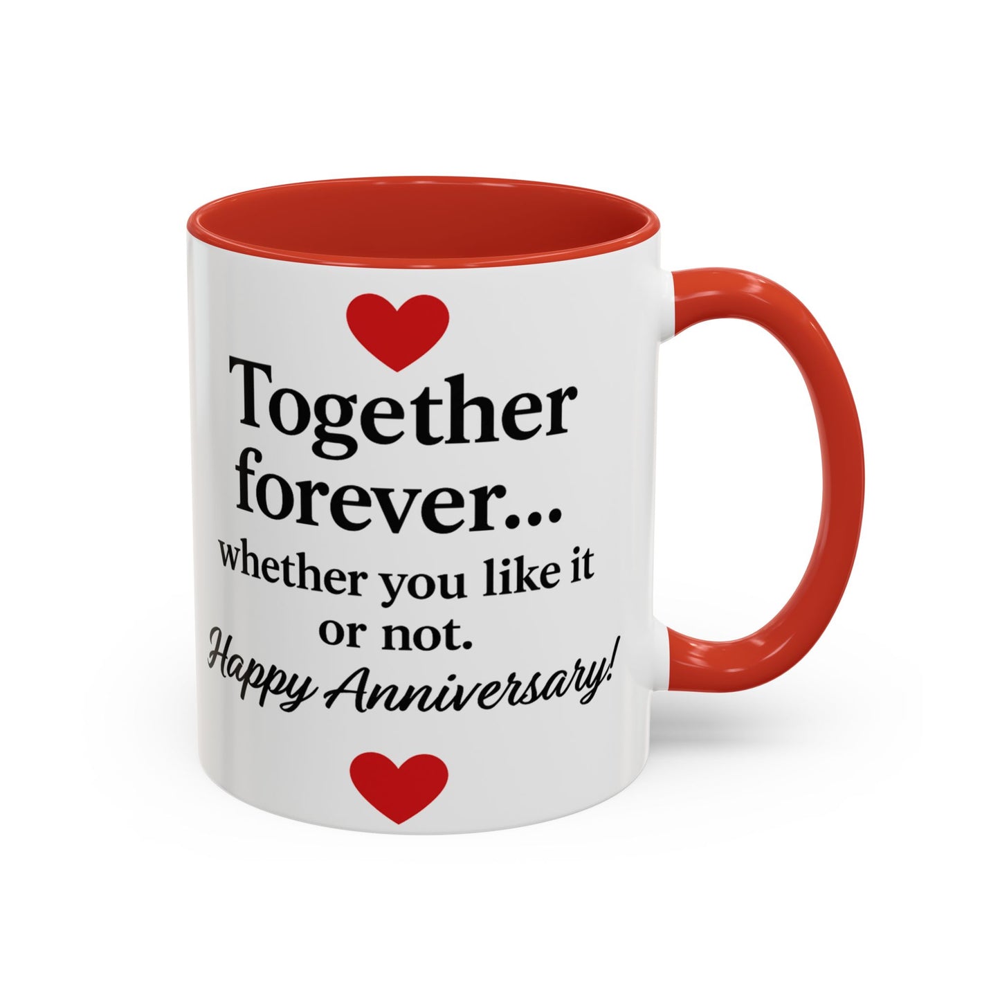 Funny happy wedding anniversary cup, Funny anniversary presents for couple, Funny anniversary words for wife, Silly wedding anniversary gift