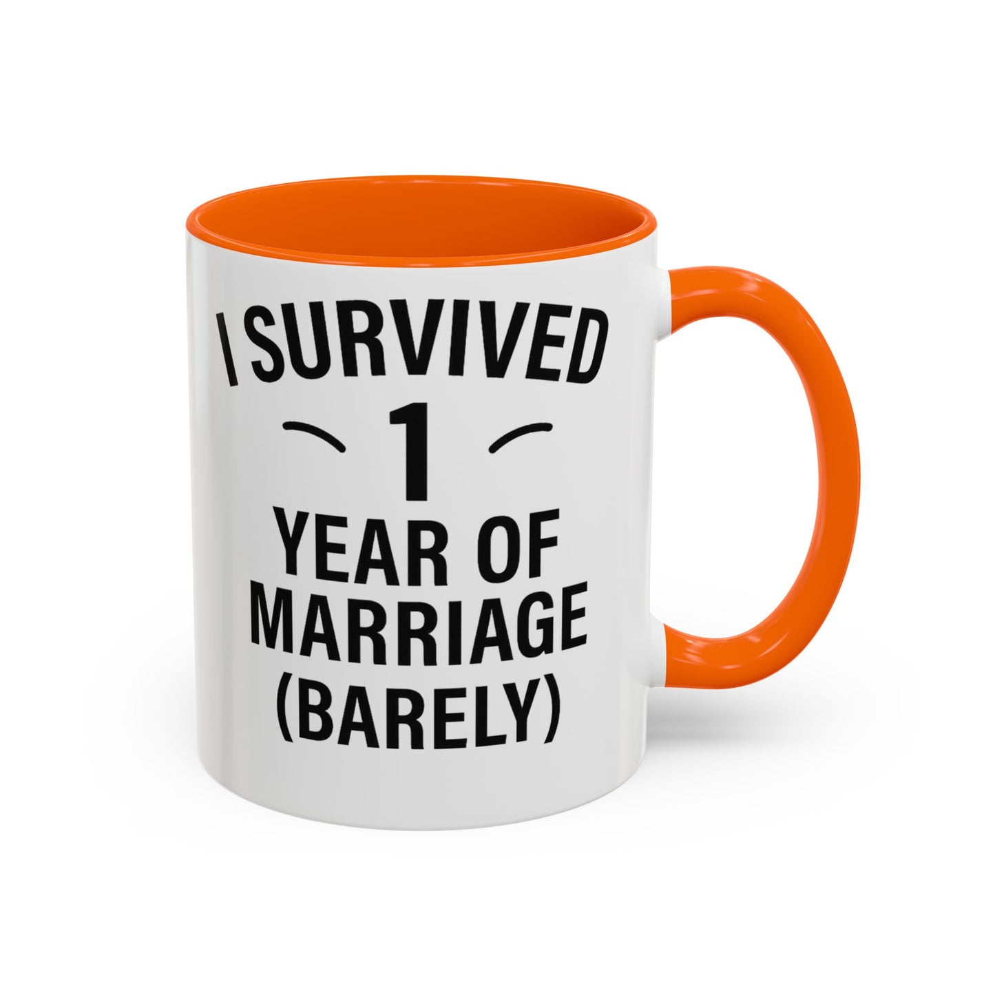 Funny first wedding anniversary mug, Funny first wedding anniversary cup, Funny 1 year anniversary mug, Funny 1 year anniversary cup