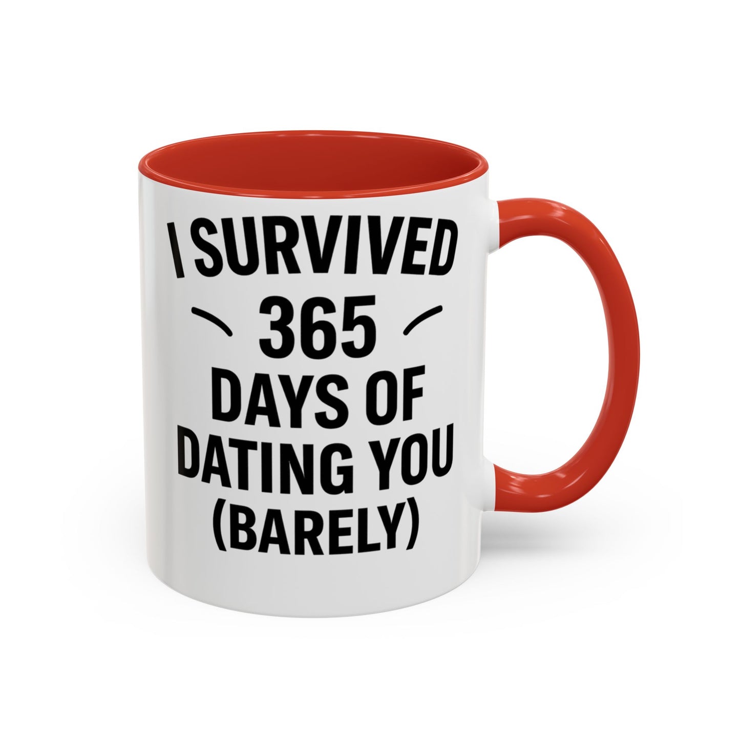 One year dating anniversary gifts for her, Funny 1 year dating anniversary mug, Dating anniversary 1 year funny mug
