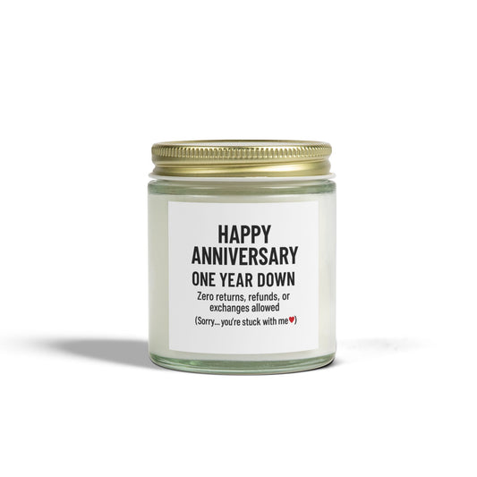 Paper anniversary funny candle, 1 year anniversary presents for girlfriend, One year anniversary gifts candle