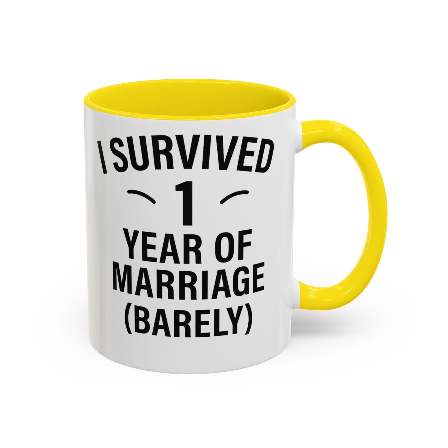 Funny first wedding anniversary mug, Funny first wedding anniversary cup, Funny 1 year anniversary mug, Funny 1 year anniversary cup
