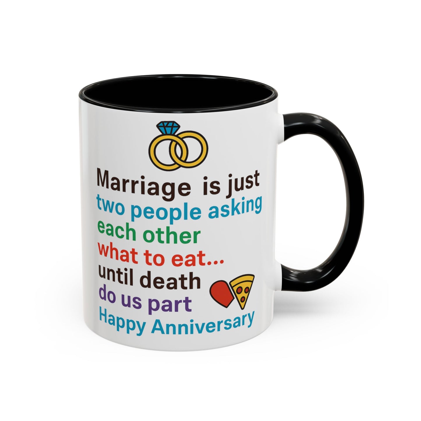 Funny happy anniversary cup, Silly anniversary mug, Hilarious anniversary quotes cup, Hilarious anniversary mug