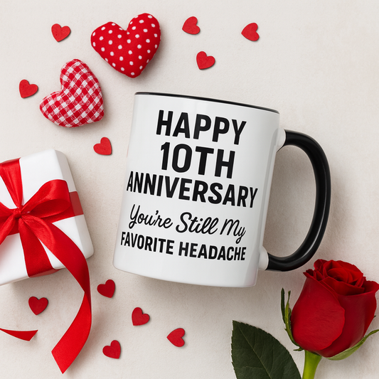 Tenth anniversary gifts for couples, 10 year anniversary gift for him funny, Ten year anniversary gift men, Ten years married gift