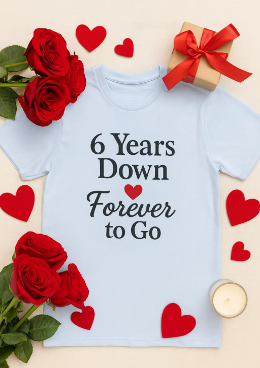 6 year anniversary shirt, 6th year anniversary shirt, Anniversary shirt 6 years, 6th anniversary shirt, Iron anniversary tee
