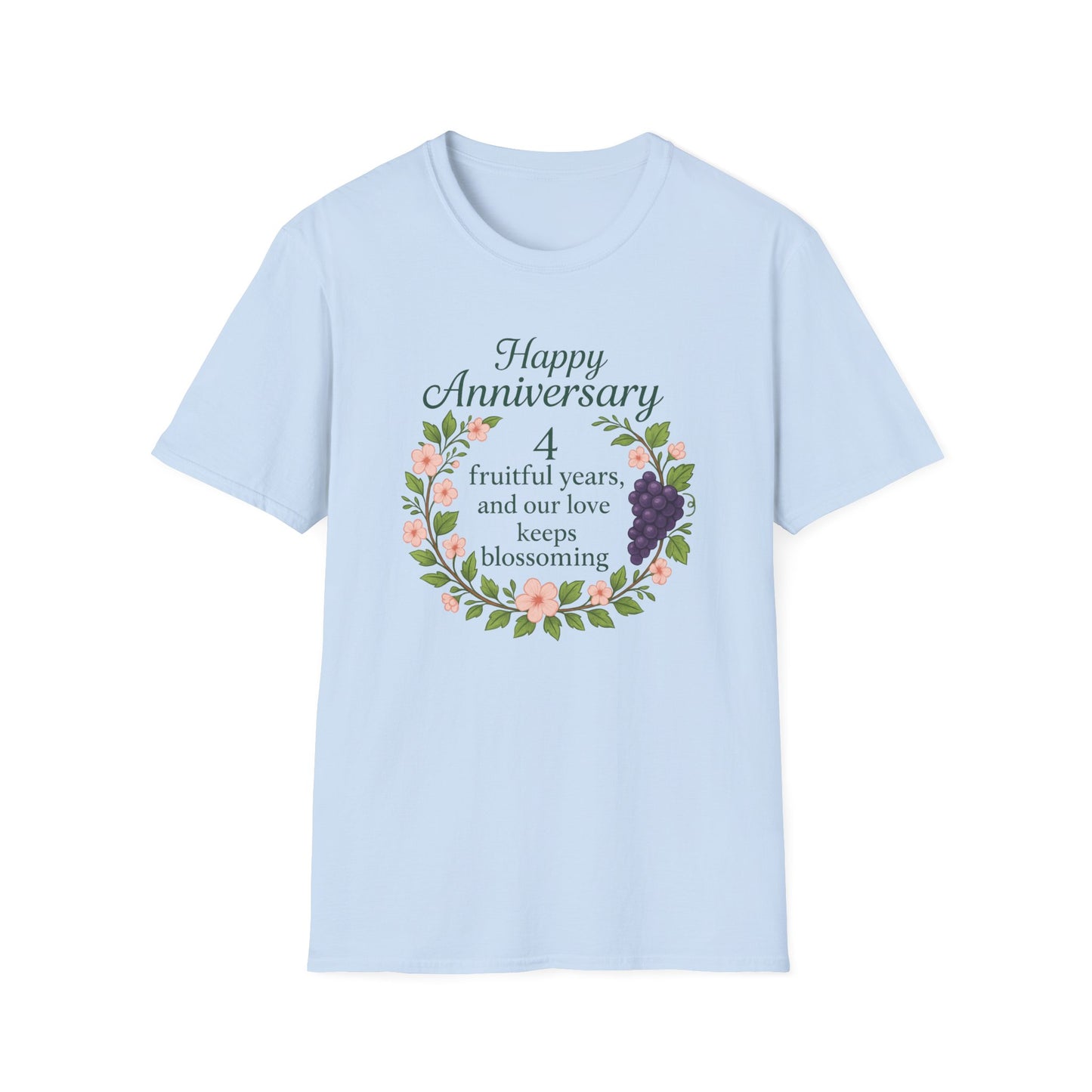 4th year anniversary shirt, Fourth wedding anniversary presents, Fourth anniversary shirt, Celebrating 4 years anniversary gift