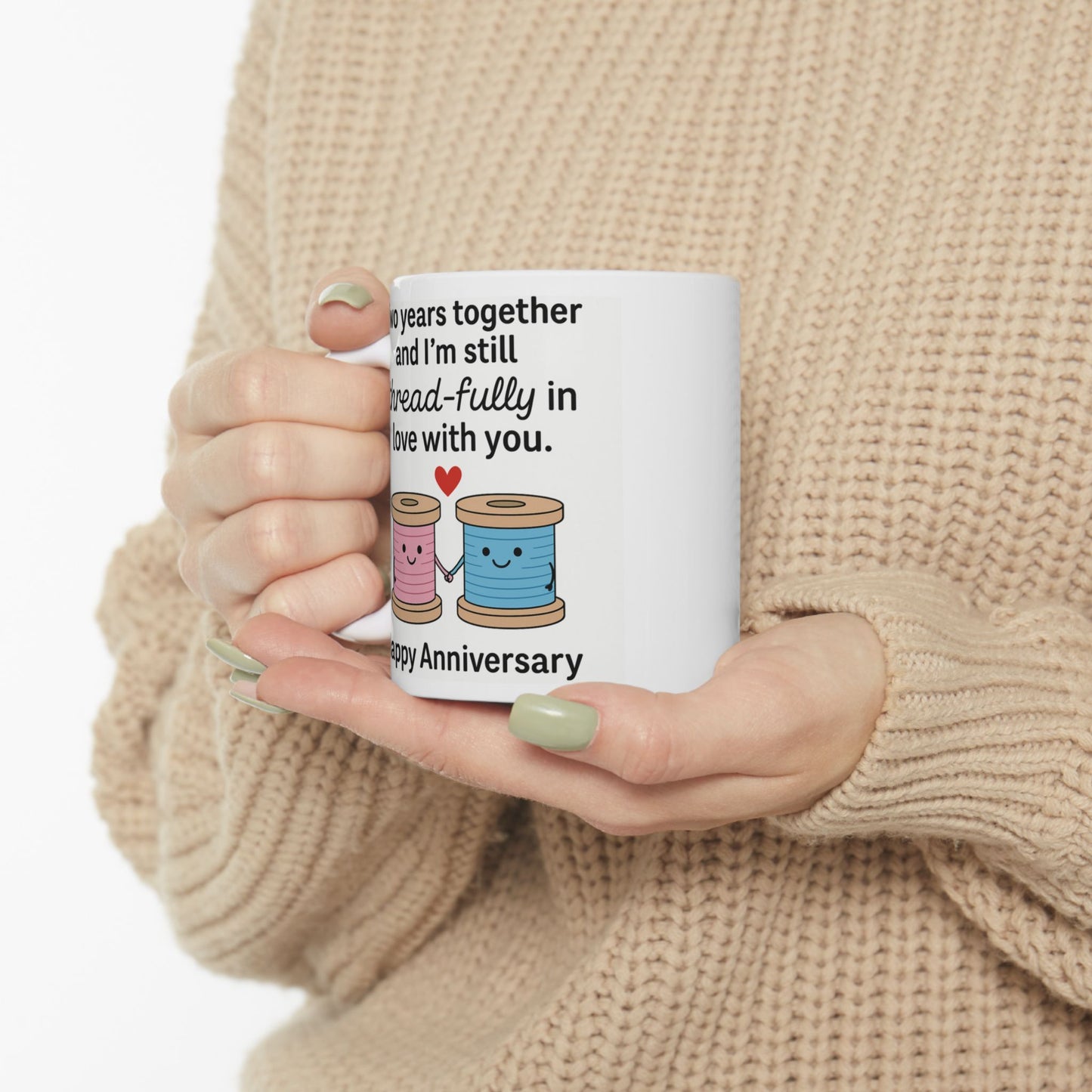 2nd anniversary mugs, 2 year dating anniversary gifts for him, Funny gifts for second anniversary for her, 2nd anniversary cup