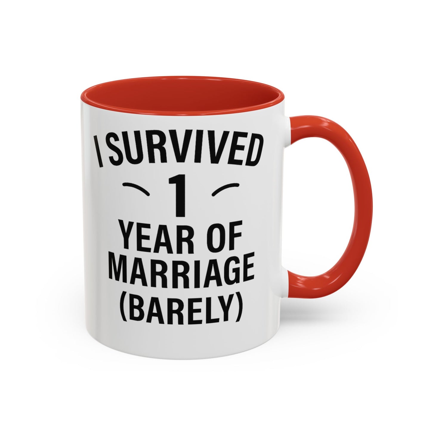 Funny first wedding anniversary mug, Funny first wedding anniversary cup, Funny 1 year anniversary mug, Funny 1 year anniversary cup
