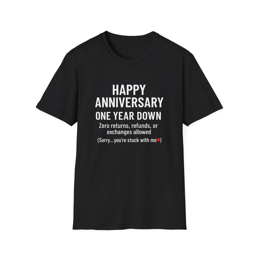 Anniversary gifts for him 1 year funny shirt, Anniversary shirt 1st year, First anniversary wedding presents, 1st year anniversary tee