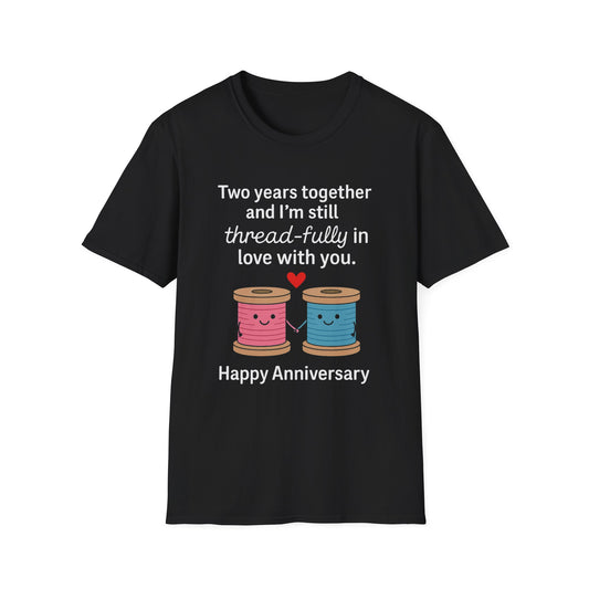 2nd anniversary gift cotton shirt, 2nd anniversary gift for him funny, 2nd wedding anniversary tshirt, 2nd dating anniversary gift