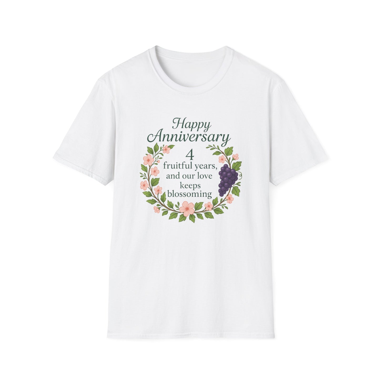 4th year anniversary shirt, Fourth wedding anniversary presents, Fourth anniversary shirt, Celebrating 4 years anniversary gift