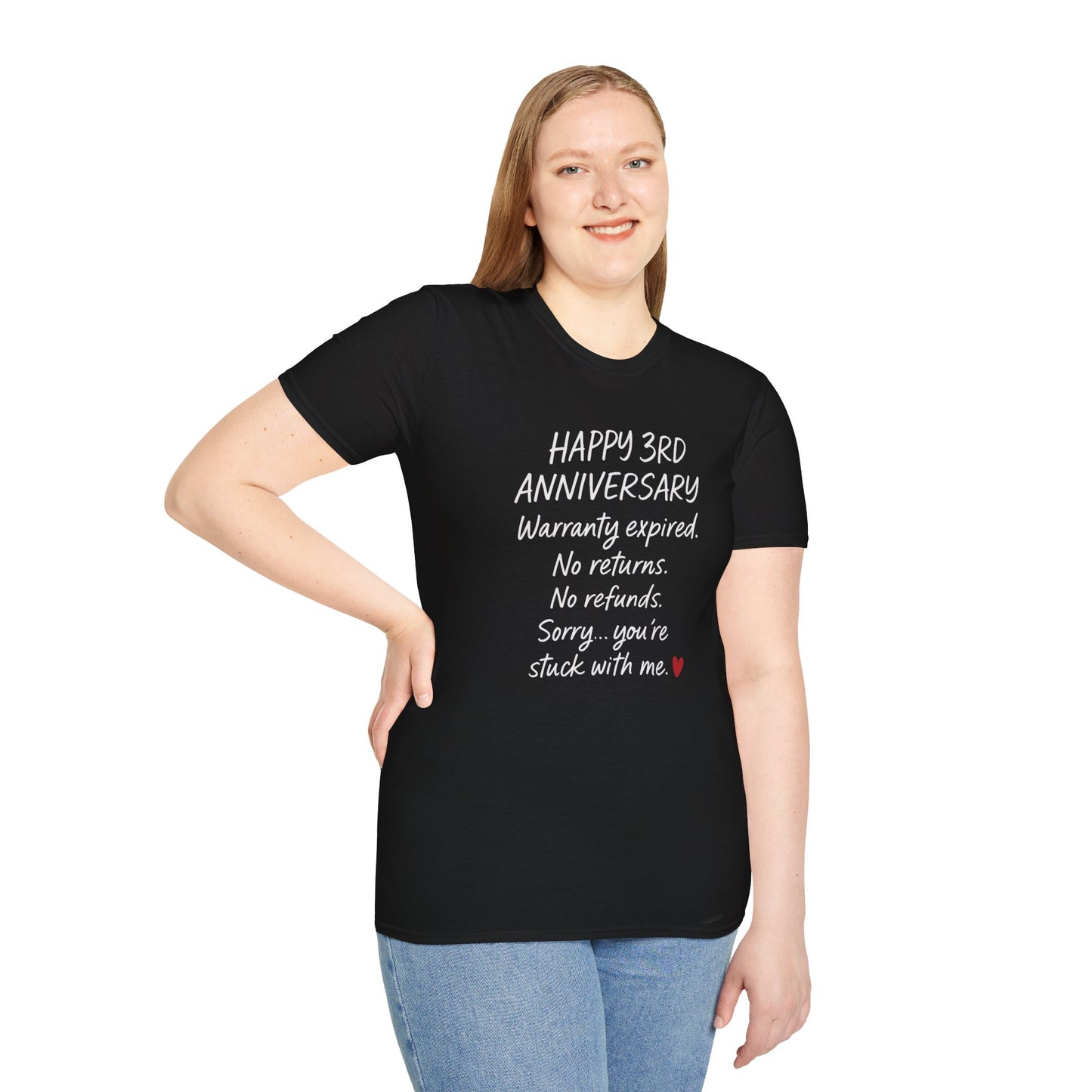 Funny 3rd wedding anniversary gifts, Third anniversary tshirt, 3rd wedding anniversary presents, 3rd anniversary shirt, 3rd anniversary tee