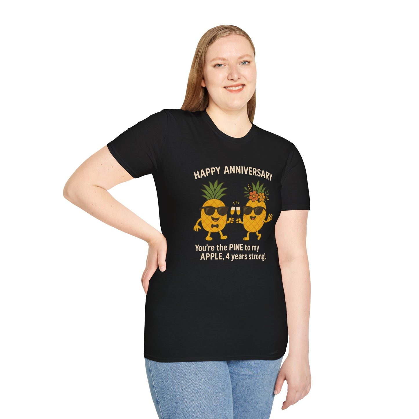 Fourth wedding anniversary shirt, Funny 4th year fruit anniversary gifts,  Fourth year wedding anniversary gift